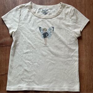 John Galt I Don’t Care Angel Baby Tee Shirt Women’s One Size